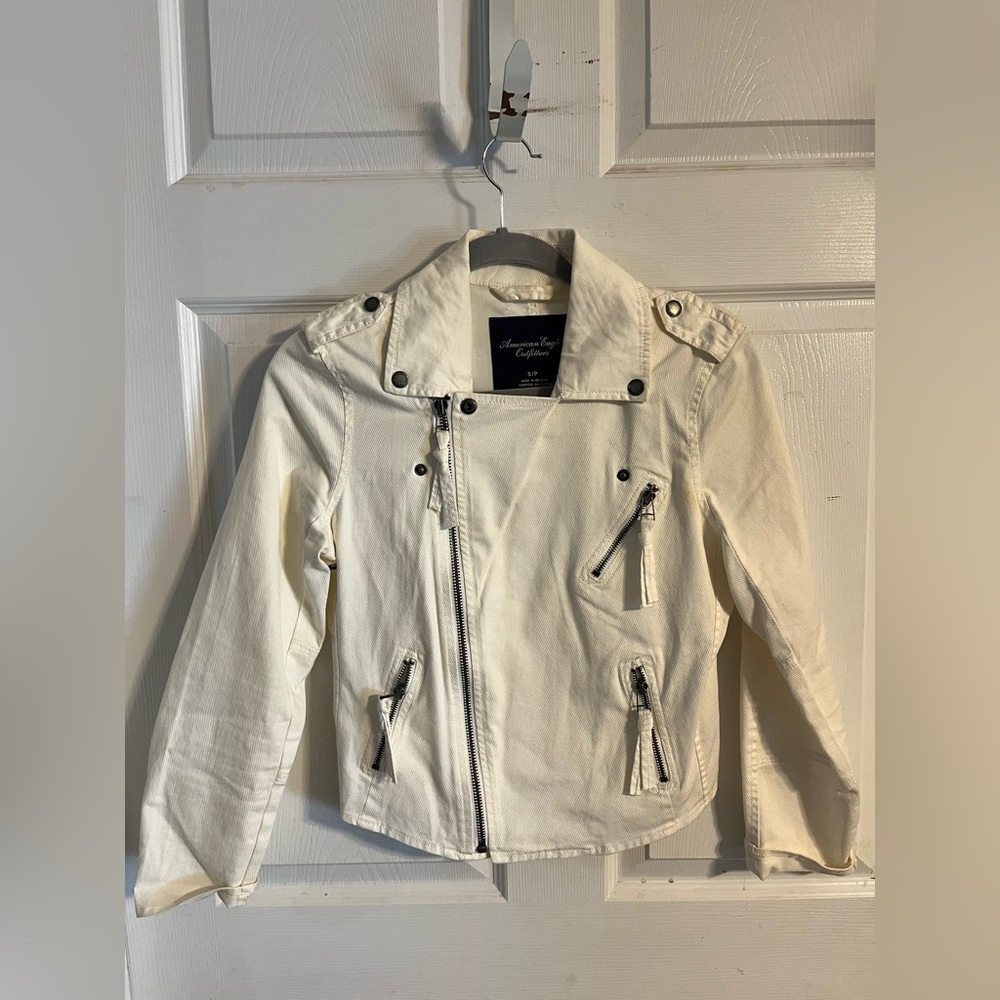 American Eagle Outfitters White Jacket